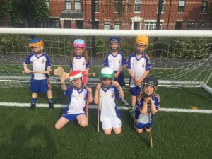 P1/2 Hurlers at Dunville Park Thursday 9/6/2016 